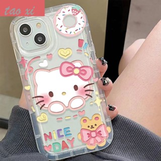 เคสป้องกันโทรศัพท์มือถือ แบบนิ่ม ประดับโบว์ กันกระแทก สําหรับ Apple Iphone 14 13pro 12 11max xr xs Y6CL