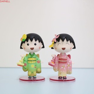 Darnell โมเดลฟิกเกอร์ อนิเมะ Chibi Maruko ขนาดเล็ก สําหรับตกแต่ง เก็บสะสม 6 ชิ้น ต่อชุด