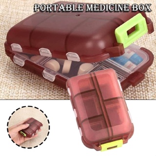 Aimy Travel Pill Case Pocket Pharmacy Portable Small Organizer Weekly Box Container
