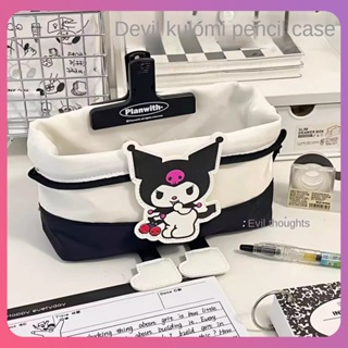 กล่องดินสอ Sanrio Creative ความจุขนาดใหญ่ Pochacco Kuromi กล่องดินสอเครื่องเขียนนักเรียนบ้านกระเป๋าเก็บของเครื่องเขียนนักเรียนของขวัญอุปกรณ์การเรียน [COD]