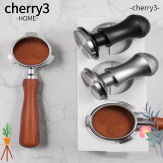 CHERRY3 แทมเปอร์สเตนเลส 3.94*2 นิ้ว 51 มม. สีดํา เงิน สําหรับร้านกาแฟ