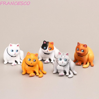 Francesco ฟิกเกอร์ PVC รูปการ์ตูนแมวตลก DIY สําหรับตกแต่งบ้าน