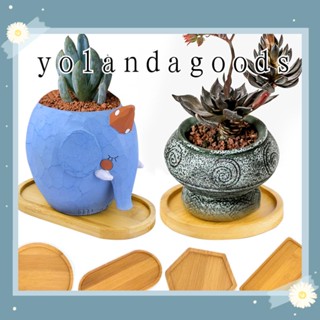 YOLA ถาดไม้ไผ่ ทรงกลม ทรงสี่เหลี่ยม สําหรับตกแต่งบ้าน