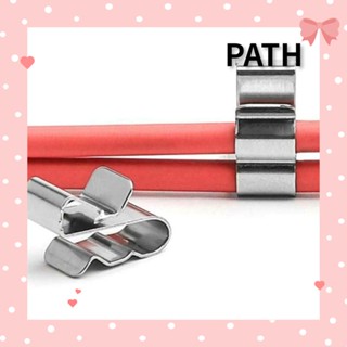 PATH คลิปหนีบสายเคเบิล แผงโซลาร์เซลล์ แบบสเตนเลสสตีล สําหรับจัดการสายเคเบิล