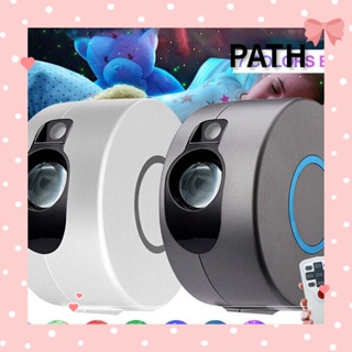 PATH โคมไฟโปรเจคเตอร์ LED รูปท้องฟ้ากลางคืน ดวงดาว กาแล็กซี่ แบบลําโพงบลูทูธ สําหรับตกแต่งห้องนอน