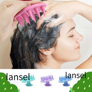 LANSEL 2 ชิ้น ล้างผม นุ่ม ป้องกันรังแค อุปกรณ์อาบน้ํา ซิลิโคน