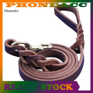 Phoneacc สายจูงหนังเทียม แบบถัก สไตล์เยอรมัน สําหรับฝึกสุนัขเดินเล่น