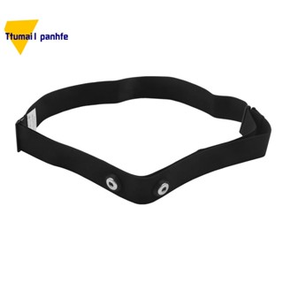 สายรัดหน้าอก สําหรับ Polar Wahoo Garmin สําหรับการตรวจสอบอัตราการเต้นของหัวใจ แบบไร้สาย สีดํา