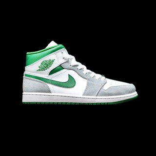 Air Jordan 1 AJ1 รองเท้าผ้าใบลําลอง สีขาว สีเขียว CD6759-103 42.5 42.5 k