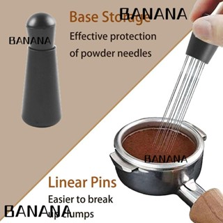 Banana1 เครื่องมือคนกาแฟ สเตนเลส 304 สีดํา อุปกรณ์เสริม สําหรับบาริสต้า