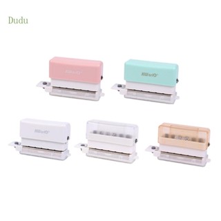 Dudu เครื่องเจาะรู ทรงกลม ขนาดเล็ก 6 รู A4-A5-B5 สําหรับ Sc