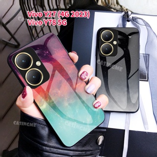 เคสโทรศัพท์มือถือกระจกนิรภัย แบบแข็ง กันกระแทก สําหรับ Vivo Y27 4G Y78 5G Y27 Y78 Y 27 78 VivoY27 VivoY78 27Y 78Y 4G 5G 2023 2023