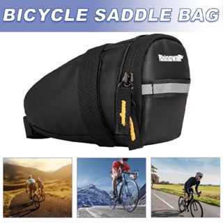 Bicycle Storage Saddle Bag with Reflective Strap Road Bike Seat Cycling Rear Bag