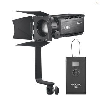 Fw Godox S60Bi ไฟ LED 77W 2800K-6500K หรี่แสงได้ CRI96 ปรับมุมได้ 11 เอฟเฟคไฟ ควบคุมผ่านแอพ DMX สําหรับไลฟ์สตรีม