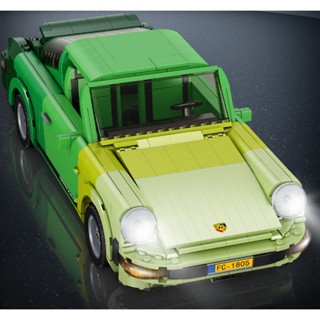 ใหม่ โมเดลรถแข่ง MOC Technic Speed 911 1:14 สีเขียว ของเล่นสําหรับเด็ก 1206 ชิ้น