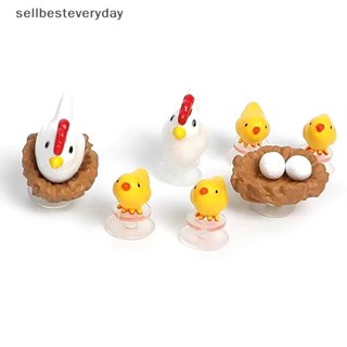 Seth ตัวติดรองเท้า รูปไก่น่ารัก 3D อุปกรณ์เสริม สําหรับ Crocs DIY