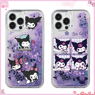 เคสโทรศัพท์มือถือแบบนิ่ม มีทรายไหล ลายหัวใจ Kulomi น่ารัก สําหรับ OPPO Reno 8T 8 8Z 7Z 5G 7 4G 6 Pro 5 4 3 Lite 5F A17 A17K A78 A57 A77 A77S A96 A76 A15S A74 A95 A53 A5 A9 2020 A92 A52 เคสโทรศัพท์ TPU