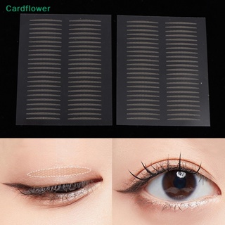 &lt;Cardflower&gt; เทปสติกเกอร์ ผ้าตาข่าย แต่งลูกไม้ มีกาวในตัว สีโปร่งใส สําหรับติดตาสองชั้น