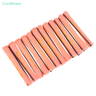 &lt;Cardflower&gt; ชุดแท่งดัดผม สีส้ม สําหรับผู้หญิง 12 ชิ้น