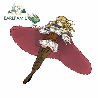 Earlfamily สติกเกอร์ไวนิล ลายการ์ตูนอนิเมะ Black Clover Mimosa Vermilion ขนาด 13 ซม. x 11.4 ซม. สําหรับติดตกแต่งกระจกรถยนต์ รถจักรยานยนต์