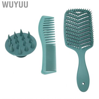 Wuyuu Hair Brush Comb Set  Paddle Comfortable Experience for Bedroom Family