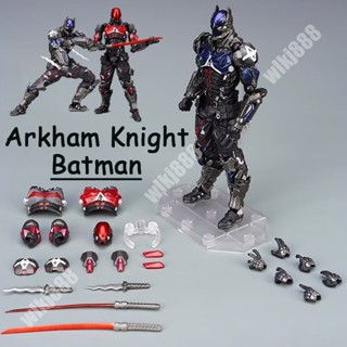 โมเดลฟิกเกอร์ อนิเมะแบทแมน Arkham Knight bimorph Bruce Wayne SpiderMan Gwen Venom Deathstroke สีแดง และสีน้ําเงิน