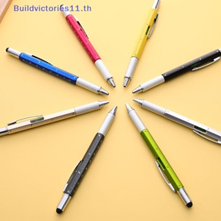 Buildvictories11 6in1 ไม้บรรทัดปากกาลูกลื่น ไขควง หน้าจอสัมผัส 6in1 TH