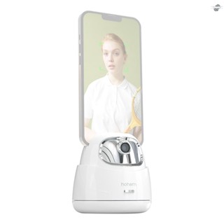 {fly} Hohem GO ที่วางโทรศัพท์มือถือ 2 แกน AI ติดตามอัตโนมัติ 360° ขาตั้งกล้องเซลฟี่ หมุนได้ ควบคุมด้วยท่าทางใบหน้าอัจฉริยะ พร้อมแบตเตอรี่ในตัว สําหรับโทรศัพท์มือถือ และแท็บเล็ต Vlog Live