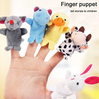 10x Cloth Puppets Hand Plush Baby Toys Family Educational Baby Animal Finger