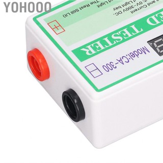 Yohooo Tester  Portable DC Volt Meter 0-300V Output Accurate 85V‑265V Bead for Light