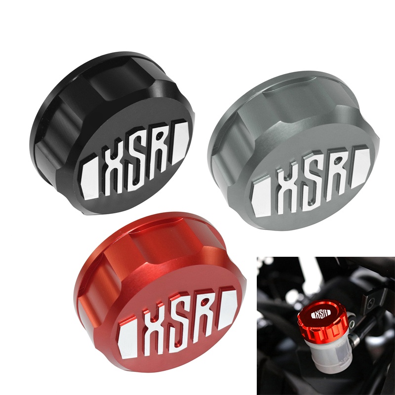รถจักรยานยนต์สําหรับ Yamaha XSR155 XSR700 XSR900 XSR 155 700 900 ด้านหลังเบรคน้ํามันฝาครอบอ่างเก็บน้