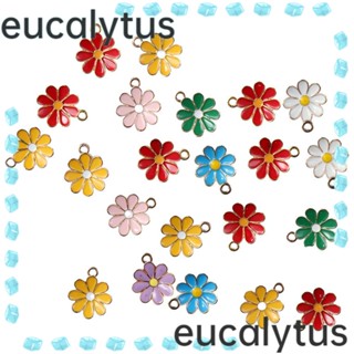 Eucalytus1 จี้ดอกไม้ โลหะผสม สําหรับผู้หญิง