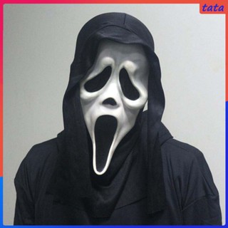 Screaming Ghostface Death Mask Scream Death Mask Horror Skull Halloween Party อุปกรณ์คอสเพลย์ Props For Men Women (tata.th)