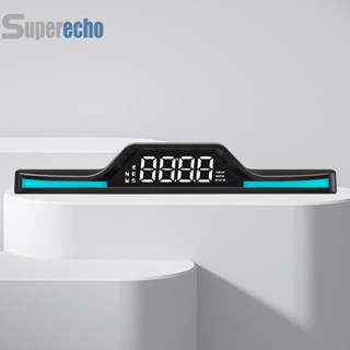 นาฬิกาปลุกดิจิทัล HUD GPS Speedo อิเล็กทรอนิกส์ มีไฟ RGB [superecho.th]