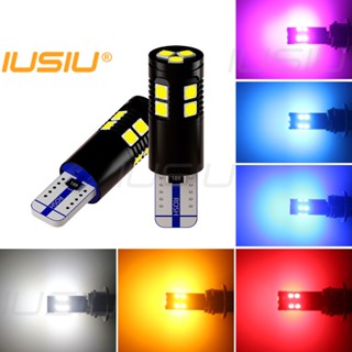 Iusiu หลอดไฟเลี้ยว LED T10 168 194 501 W5W WY5W 13SMD 3030 สําหรับติดป้ายทะเบียนรถยนต์