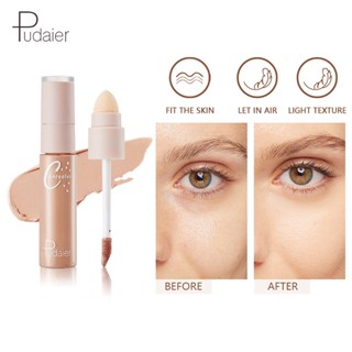 Pudaier คอนซีลเลอร์ แบบแท่ง สองหัว สามมิติ ซ่อมแซมผิวหน้าให้กระจ่างใส ไพรเมอร์ คอนซีลเลอร์ ลิควิด แต่งหน้า คอนซีลเลอร์