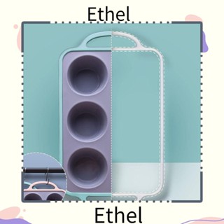 Ethel1 แม่พิมพ์ซิลิโคน สีเขียว 12.7*8.9 นิ้ว สําหรับทํามัฟฟิน คัพเค้ก เครื่องล้างจาน