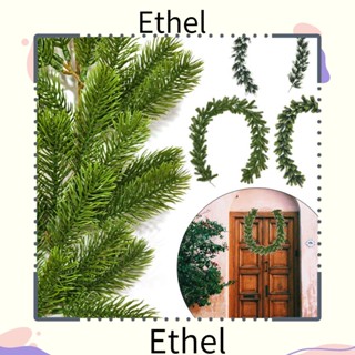 Ethel1 เถาวัลย์คริสต์มาส สีเขียว สําหรับตกแต่งบ้าน และสวน