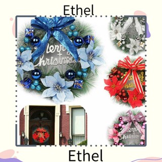 Ethel1 พวงมาลัยแขวนตกแต่งต้นคริสต์มาส 30 ซม. DIY