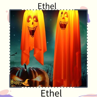 Ethel1 สายไฟหิ่งห้อย LED รูปผีสิง สําหรับแขวนตกแต่งฮาโลวีน