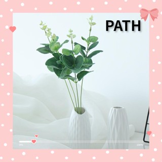 Path ช่อดอกยูคาลิปตัสประดิษฐ์ 1 ช่อ อุปกรณ์เสริม สําหรับตกแต่งผนัง งานแต่งงาน