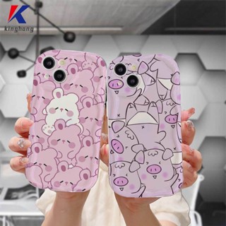 เคสโทรศัพท์มือถือนิ่ม ขอบโค้ง ลายการ์ตูนกระต่าย หมูน่ารัก 3D สําหรับ Infinix Note 12 PRO 12 Turbo G96 Smart 5 7 4 6 Plus 5PRO Hot 20i 30i 8 9 20 12 30 10 11 Play 8 Lite 9 PRO 11 Plus 10 Lite