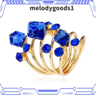 Melodygoods1 แหวนหรูหรา สไตล์วินเทจ เครื่องประดับ สําหรับผู้หญิง