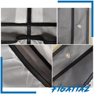 [Figatia2] กระเป๋าจัดเก็บเสื้อผ้า แบบแขวนเหนือประตู พับได้ ขนาดใหญ่ 5 ช่อง