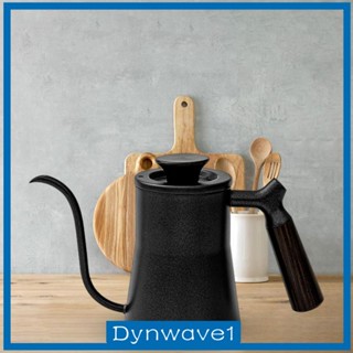 [Dynwave1] กาต้มน้ํากาแฟ คอห่าน ด้ามจับไม้ สําหรับบ้าน สํานักงาน ตั้งแคมป์