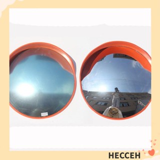 Hecceh กระจกมองข้าง แบบโค้ง มุมกว้าง สีส้ม สําหรับจราจร