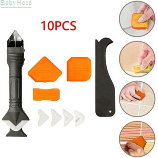 【Big Discounts】Scraper Sealant Silicone Stainless Steel Caulking Grout Kit Scraper 10pcs#BBHOOD