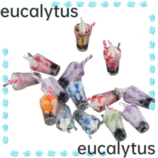 Eucalytus1 จี้พวงกุญแจเรซิ่น รูปขวดไอศกรีม ขนาดเล็ก หลากสี DIY