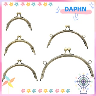 Daphs กรอบเข็มกลัดโลหะ ขนาดเล็ก สไตล์วินเทจ สําหรับกระเป๋าถือ DIY