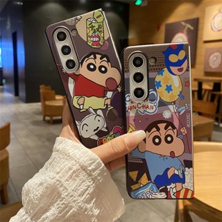 เคสมือถือ แบบแข็ง ลายการ์ตูนชินจัง กันกระแทก สําหรับ Samsung galaxy z FOLD5 fold 4 3 2 galaxy z Flip5 flip4 flip 3 2